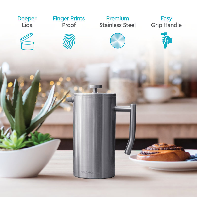 Belmint Belwares French Press Coffee Maker & Reviews Wayfair